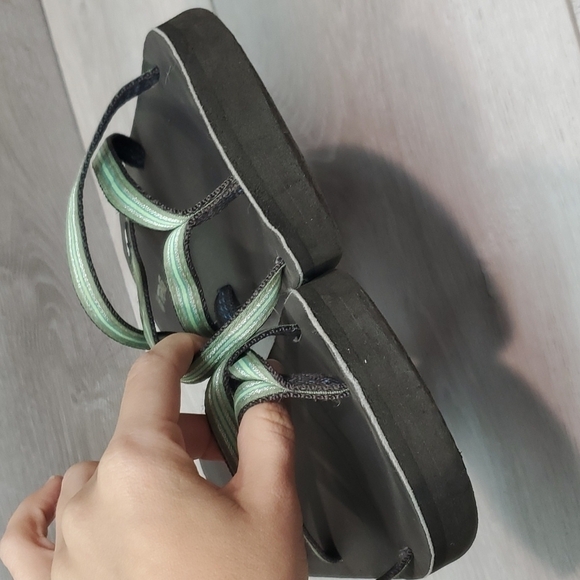 Teva Women Comfort Wedge Sandals shoes sz 11B - Picture 4 of 10